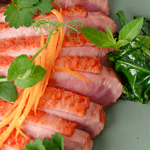 canard plat gastronomique les coqs