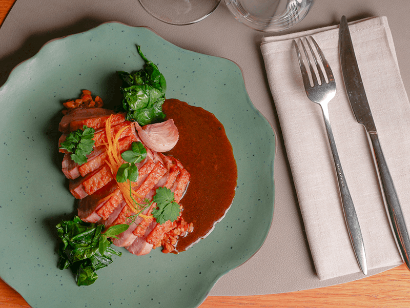 plat canard les coqs